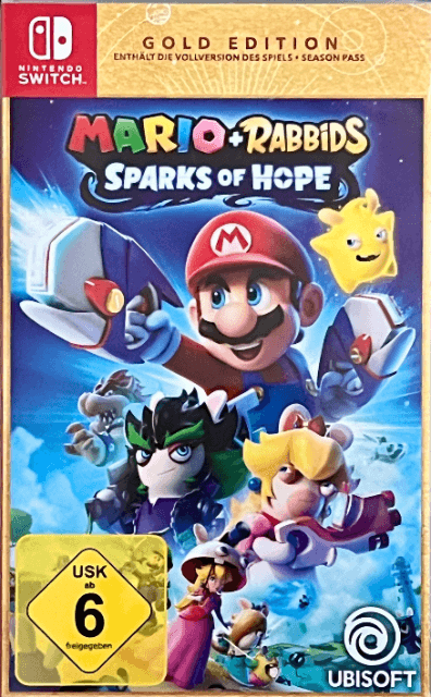 Mario + Rabbids Sparks of Hope [Steelbook Edition] box art for Nintendo Switch